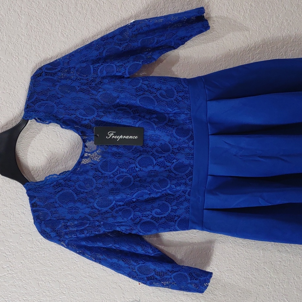 FREEPRANCE Blue dress - Picture 5 of 17